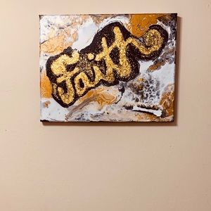 Faith- Hand-painted original Art work.